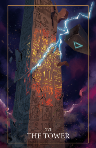 The Tower Tarot Print