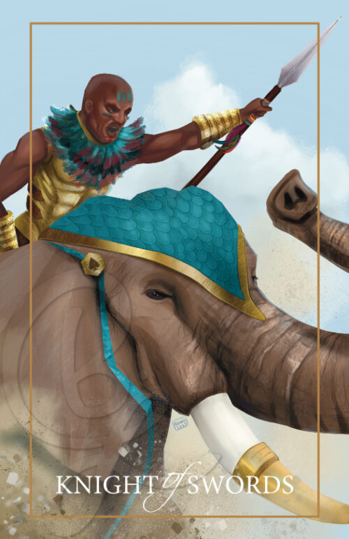 Knight of Swords | Cosmic Gateways Tarot