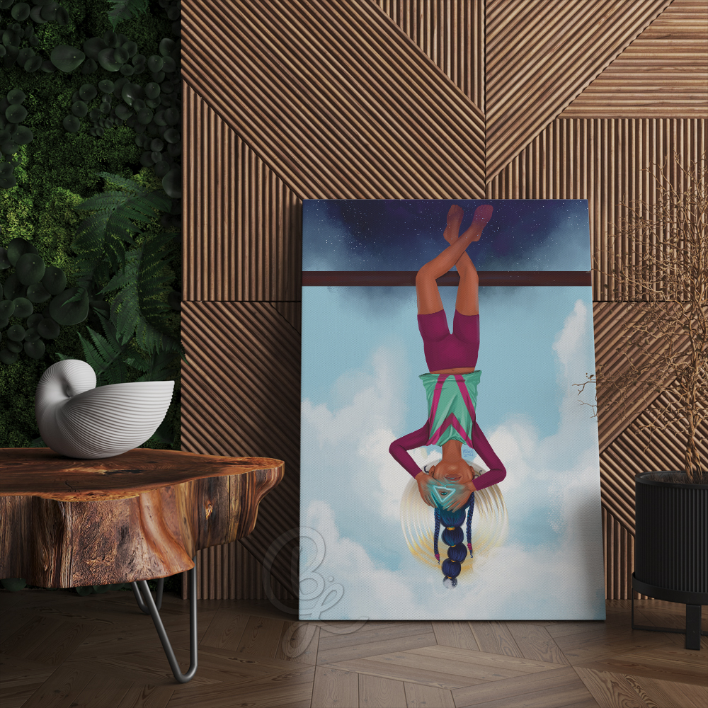 The Hanging One Canvas Print in Room