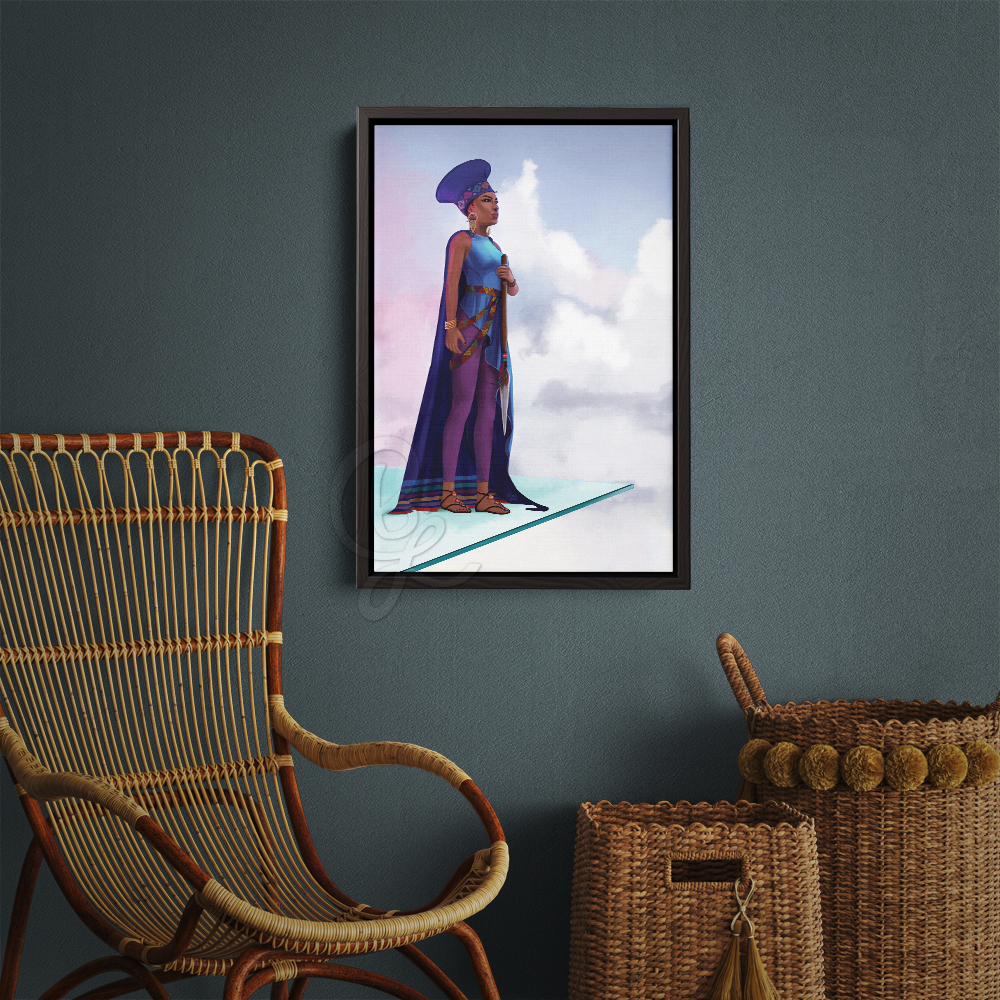 Queen of Sowrds Canvas Print